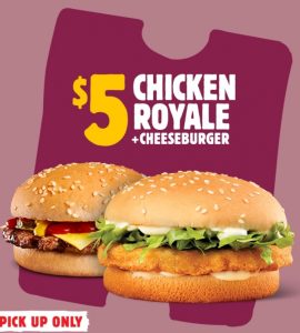 DEAL: Hungry Jack's - $5 Double Cheeseburger Medium Meal via App 6