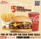 DEAL: Hungry Jack's - $5 Double Cheeseburger Medium Meal via App 7