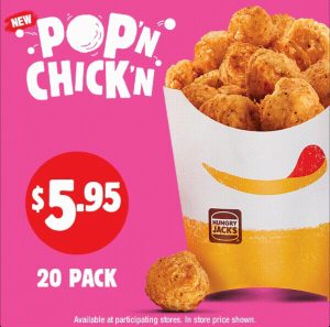 DEAL: Hungry Jack's - $3.50 Chicken Bites Carry Cup (Selected Stores) 6