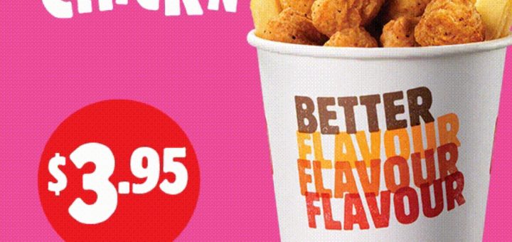 DEAL: Hungry Jack's $3.95 Pop'n Chick'n Carry Cup 1