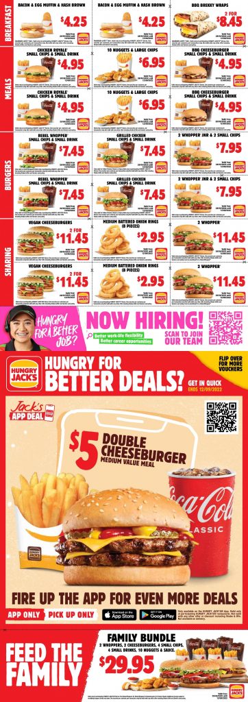 Hungry Jacks Vouchers / Coupons / Deals (September 2022) | frugal feeds