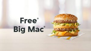 DEAL: McDonald's - Free Big Mac with $30+ Spend via Menulog 8