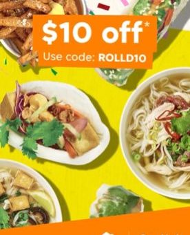 DEAL: Roll'd - $10 off with $30+ Spend via Menulog 4