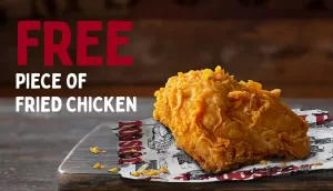 DEAL: Red Rooster - Free Piece of Fried Chicken in WA (2-4pm 25 June 2022) 1