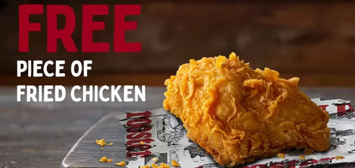 DEAL: Red Rooster - Free Piece of Fried Chicken in WA (2-4pm 25 June 2022) 2
