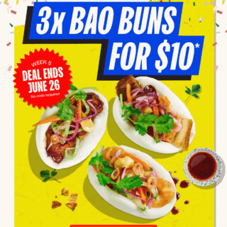 DEAL: Roll'd - 3 Bao Buns for $10 via App or Website (until 26 June 2022) 5