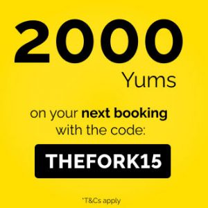DEAL: TheFork - 2000 Yums ($50 Value) with Booking until 2 June 2022 3