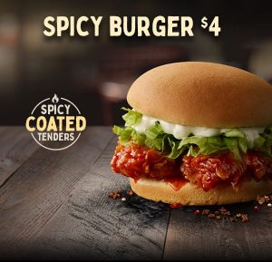 DEAL: Red Rooster $4 Spicy Burger Delivered with $25 Min Spend and Click & Collect 3