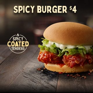 DEAL: Red Rooster $4 Spicy Burger Delivered with $25 Min Spend and Click & Collect 9