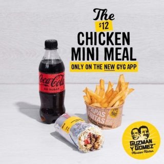 DEAL: Guzman Y Gomez - $12 Chicken Mini Meal 10