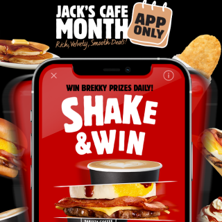 DEAL: Hungry Jack's - Win Breakfast Prizes This Week Only on the Shake & Win App (until 31 July 2022) 1