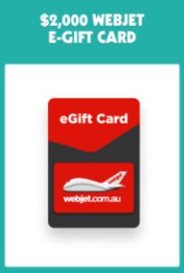 $2,000 Webjet eGift Card - McDonald’s Monopoly Australia 2023 3