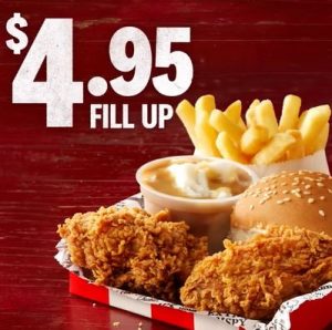 DEAL: KFC $4.95 Wicked Wings Fill Up 28