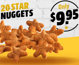 DEAL: Carl's Jr - 20 Star Nuggets for $9.95 via App 10