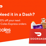 DEAL: DoorDash - 25% off with $20+ Spend at Coles Express (40% off DashPass) 9