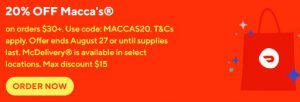 DEAL: McDonald’s - $6 Small Big Mac Meal + Extra Cheeseburger with mymacca's App (until 7 August 2022) 10