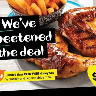 DEAL: Nando's - $15 Half Chicken with Peri-Peri Honey Soy Basting & Regular Side (until 28 August 2022) 6