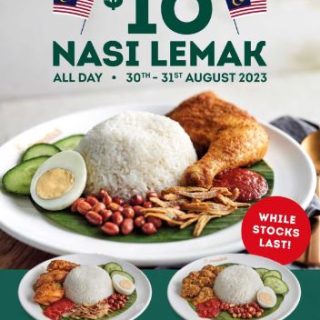 DEAL: PappaRich - $10 Nasi Lemak Dine-In (30-31 August 2023) 1