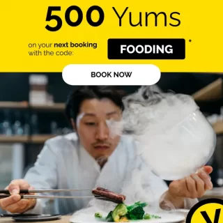 DEAL: TheFork - 500 Yums ($10-$12.50 Value) with Booking until 10 August 2022 1