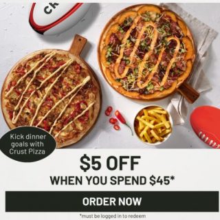 DEAL: Crust - $5 off with $45+ Spend (until 18 September 2022) 10