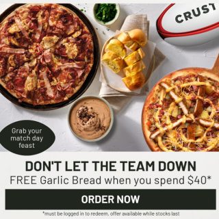 DEAL: Crust - Free Garlic Bread with $40 Spend (until 11 September 2022) 6