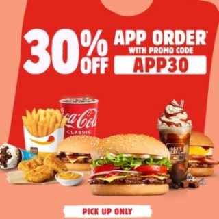 DEAL: Hungry Jack's - 30% off Pick Up Orders with $10+ Spend via App (until 11 September 2022) 10