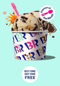 DEAL: Baskin Robbins - Buy One Get One Free Cookie Overload 1 Scoop Waffle Cone for Club 31 Members 7
