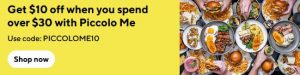 DEAL: Piccolo Me - $10 off $30 Spend via DoorDash 6