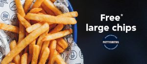 DEAL: Menulog - Free Large Chips with $30+ Spend at Pattysmiths (until 6 November 2022) 8
