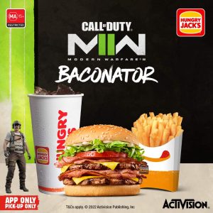 NEWS: Hungry Jack's Modern Warfare 2 Baconator Meal 3