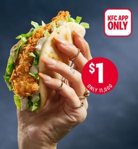 DEAL: KFC $1 Slider via App (1pm AEDT 27 October 2022) 1