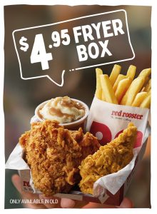 DEAL: Red Rooster - $4.95 Fryer Box until 4pm (QLD Only) 3