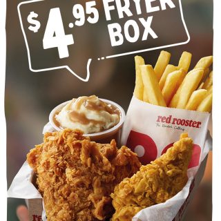 DEAL: Red Rooster - $4.95 Fryer Box until 4pm (QLD Only) 2