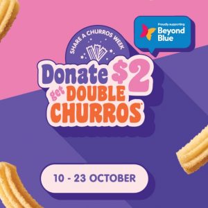 DEAL: San Churro - Donate $2 for Double Churros during Share a Churros Week (10-23 October 2022) 5