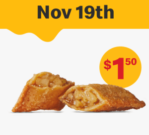 DEAL: McDonald’s - $1.50 Apple Pie on 19 November 2022 (30 Days 30 Deals) 3