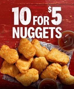 DEAL: KFC - 10 Nuggets for $5 (Western District VIC Only) 31