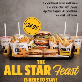 DEAL: Carl's Jr $34.95 All Star Feast 9