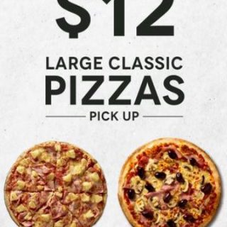 DEAL: Crust - $12 Large Classic Pizza Range (Participating Stores) 2