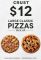 DEAL: Crust - $12 Large Classic Pizza Range (Participating Stores) 3