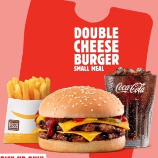 DEAL: Hungry Jack's - $6 Double Cheeseburger Small Meal via App (until 16 January 2023) 1