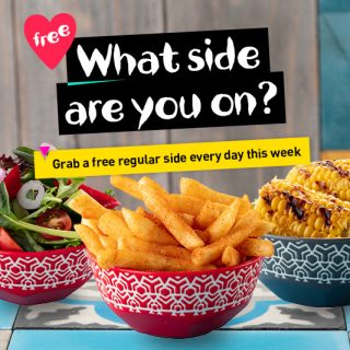 DEAL: Nando's Peri-Perks - Free Regular Side with Main Item Purchase Reusable Daily until 4 December 2022 5