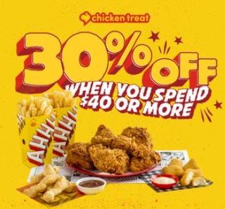 DEAL: Chicken Treat - 30% off with $40+ Spend via DoorDash (until 3 September 2023) 8