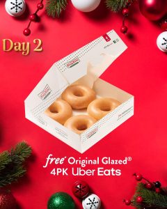 DEAL: Krispy Kreme - Free 4 Pack Original Glazed Doughnuts with $20 Spend via Uber Eats (6 December 2022) 3