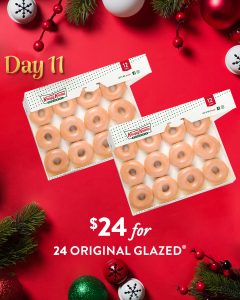 DEAL: Krispy Kreme - 24 Original Glazed Doughnuts for $24 (15 December 2022) 3