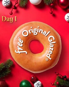 DEAL: Krispy Kreme - Free Original Glazed Doughnut with Any Purchase (5 December 2022) 3