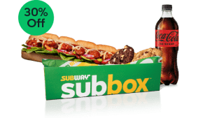 DEAL: Subway - 30% off Subbox via Uber Eats 11 DEAL: Subway - 30% off Subbox via Uber Eats 2