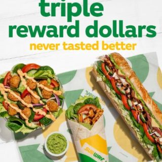 DEAL: Subway - Triple Rewards with Selected Sub Purchase via Subway App (until 3 December 2023) 9