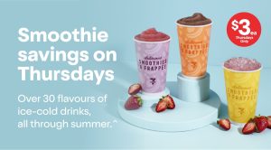 DEAL: 7-Eleven - $3 Smoothies & Frappes on Thursdays (until 30 January 2023) 5