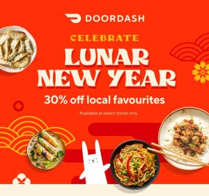 DEAL: DoorDash - 30% off Selected Restaurants with $40+ Spend for Lunar New Year (until 5 February 2023) 8