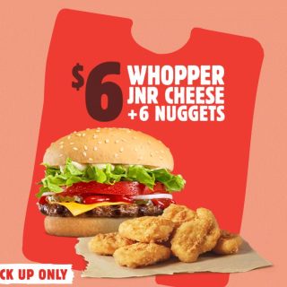 DEAL: Hungry Jack's - $6 Whopper Junior & 6 Nuggets via App (until 13 February 2023) 3